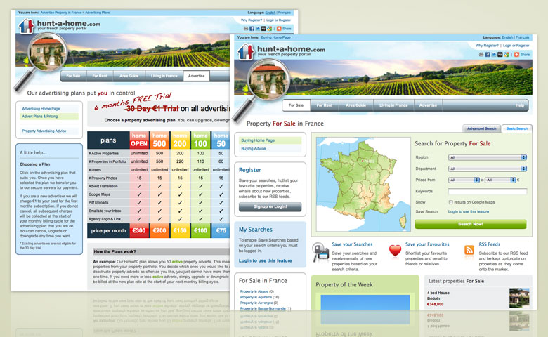 hunt-a-home property website