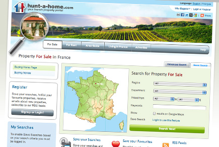 Hunt-a-home.com - French property portal